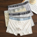 4-Pack of Men's Long Boxer Briefs, Stylish Men's Underwear, Soft and Youthful Underwear, Men's Shorts, Breathable, Comfortable, Quick-Drying, Stretchy Boxer Briefs, Men's Boxer Briefs, Sizes: S, M, L, Xl, XXL