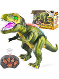 Joyfy Remote Control Walking Dinosaur Big T rex Dinosaur Robot Toy with Light Sound Electric Animal for Kids Best Birthday Gift