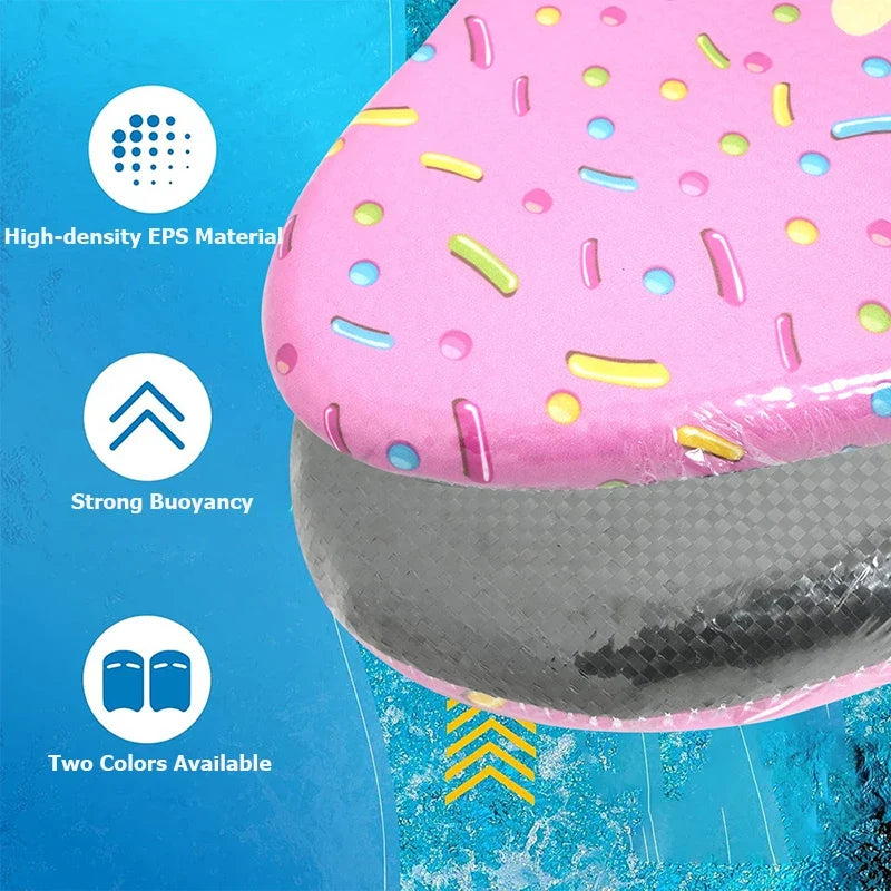 2 Colors Animal Print Floating Board Swimming Training Kick Board for Kids Adults Water Pool Accessories