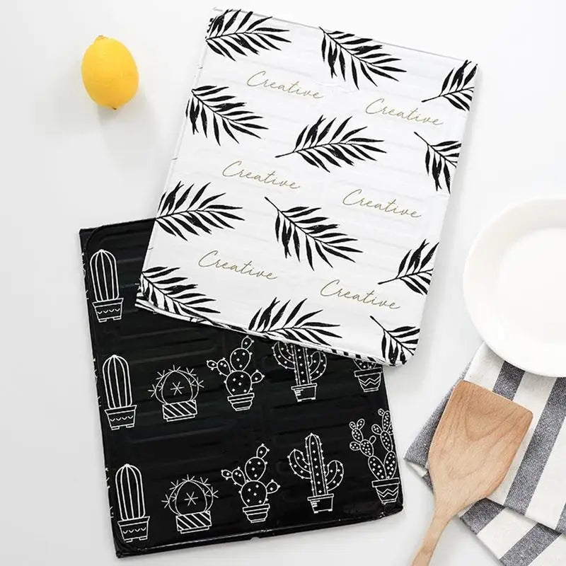 Anti-Splashing Stove Oil Baffle Plate Foldable Kitchen Oil Proof Shield Aluminum Foil Cooking Baffle Splash Guard Board Stove