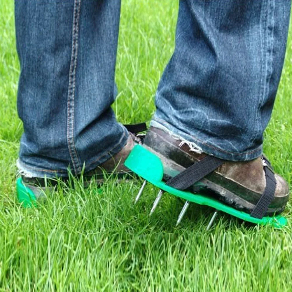Grass Nail Shoes Garden Yard Lawn Aerator Shoes Grassplot Aerating Soil Spike Sandals