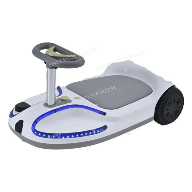 Portable Electric Hover Kart Anti Rollover Scooter Rechargeable Ride On Toy Suitable For Kids Adults Outdoor Entertainment