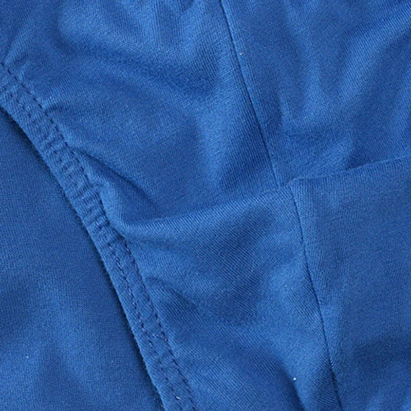 Random 5pcs Pure Cotton Mens Briefs Solid Color Men Underwear Plus Size L-6XL Men's Breathable Panties Sexy Elastic Men Briefs