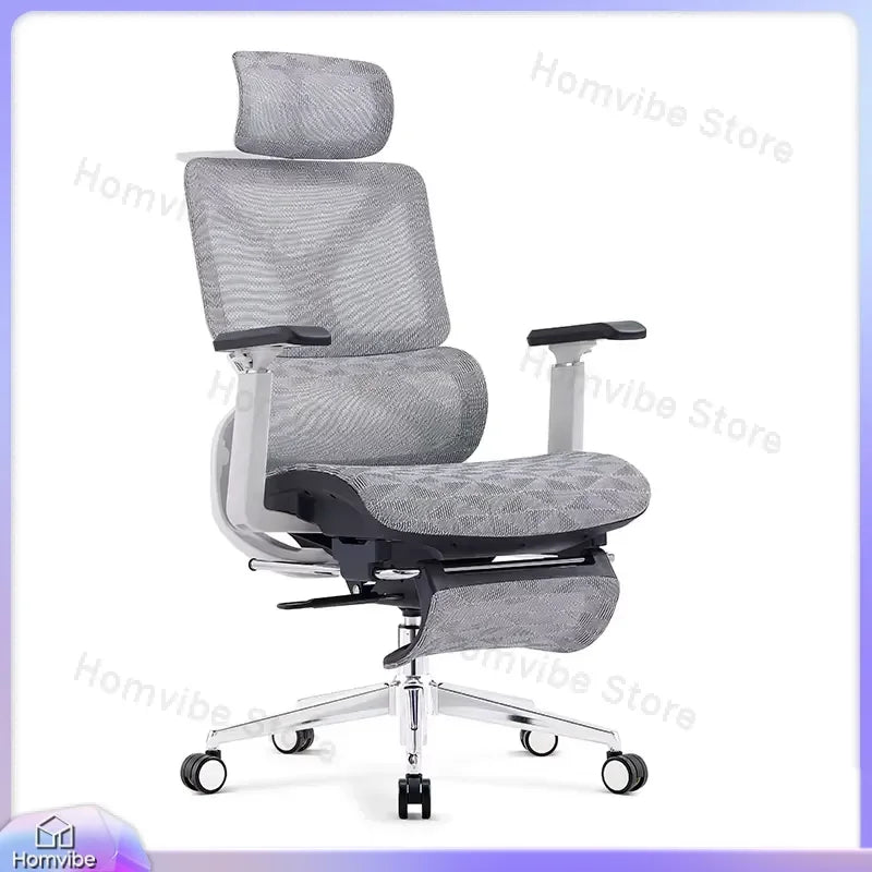 Gaming Chair with LED Lights Ergonomic Mesh Back Office Chair for Gamers Computer Desk Chair Adjustable Height Reclining