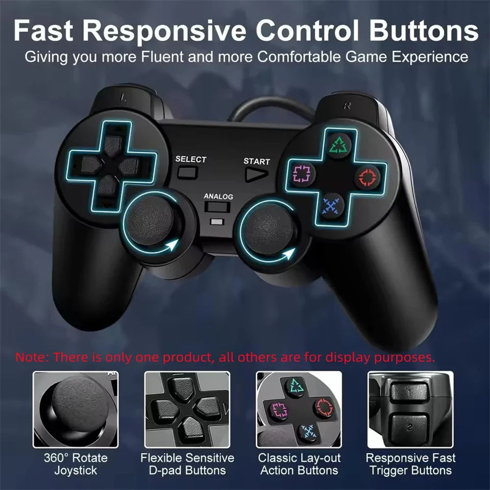 FGCLSY Wired gamepad For PS2 Controller Game Joystick Vibration Game Controller for PlayStation 2 Ps2 controller Game