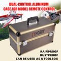 RC Drone Radio Remote Controller Aluminum Case Rainproof Dustproof Avoid Bumping Convenient for Travelling