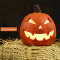 Halloween Pumpkin Light, 10-Inch Hollow Seasonal Decoration