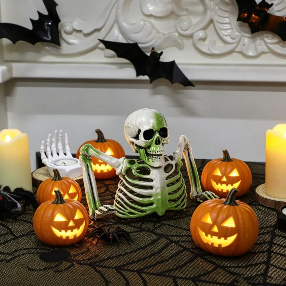 Half-Body Plastic Skeleton Ornament, 19 x 26cm