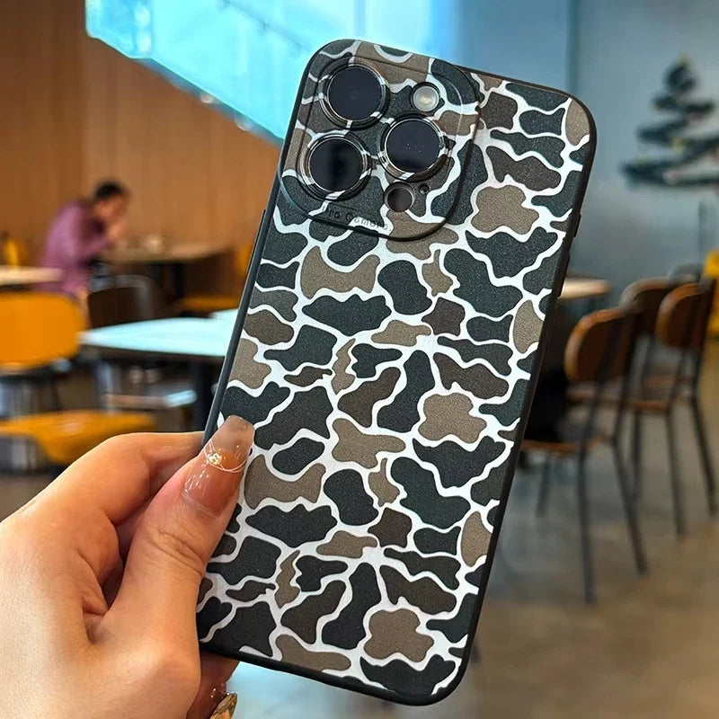 Camouflage Duck Hunt iPhone Case - Shock-Resistant PC + TPU Cover
