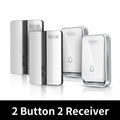 VeryHome Wireless Doorbell Waterproof Self-powered Button Smart Door Bell Sets Home Welcome Outdoor House Chimes  Receiver
