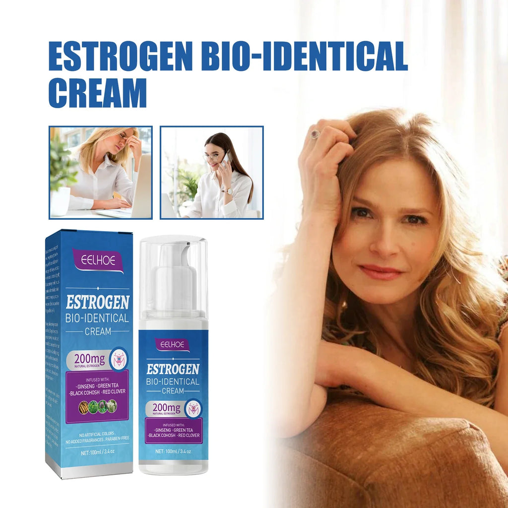 Eelhoe Menopause Balancing Cream for Women – Natural Estrogen Relief & Hormone Support Body Cream, 100ml