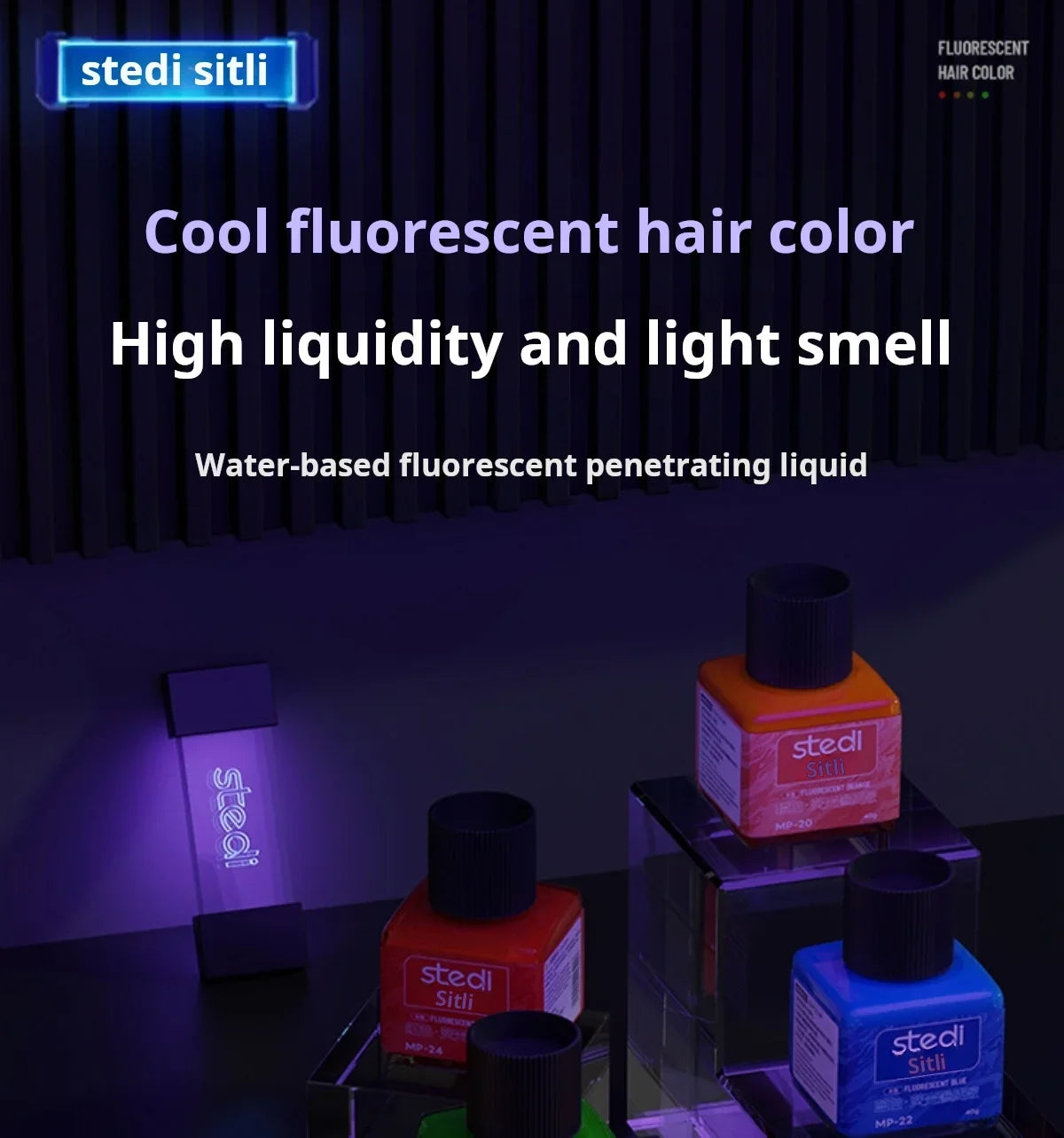 Stedi MP-20~29 Fluorescent Panel Liner Paint Water Based Penetrating Ink for Gundam Model Coloring Tools Hobby DIY Accessories
