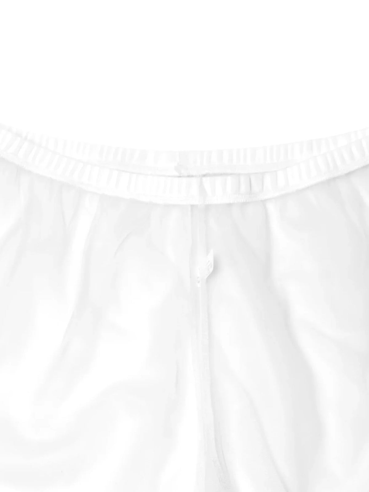 1Pc Sexy Sheer Mesh Men Underwear Fashionable Soft Transparent Home Loose Fit Boxing Pants Sleep Shorts Sleepwear Pajama Pants