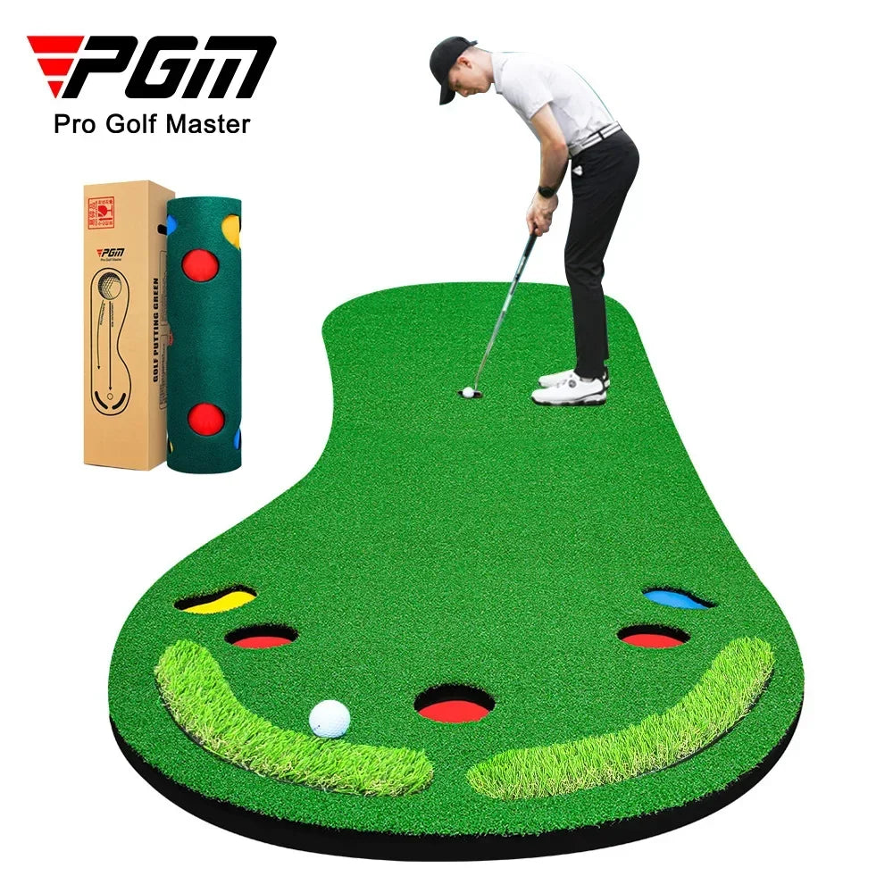 PGM Golf Green Home Golf Putting Mats Golf Putting Practice Equipment Professional Indoor Putting Practice Trainer