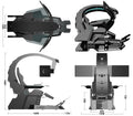 Hot Sell Modern Design RGB LED High Quality OEM ODM Ergonomic Recline Gamer Chair Swivel Racing Gaming Chair With Foot Rest
