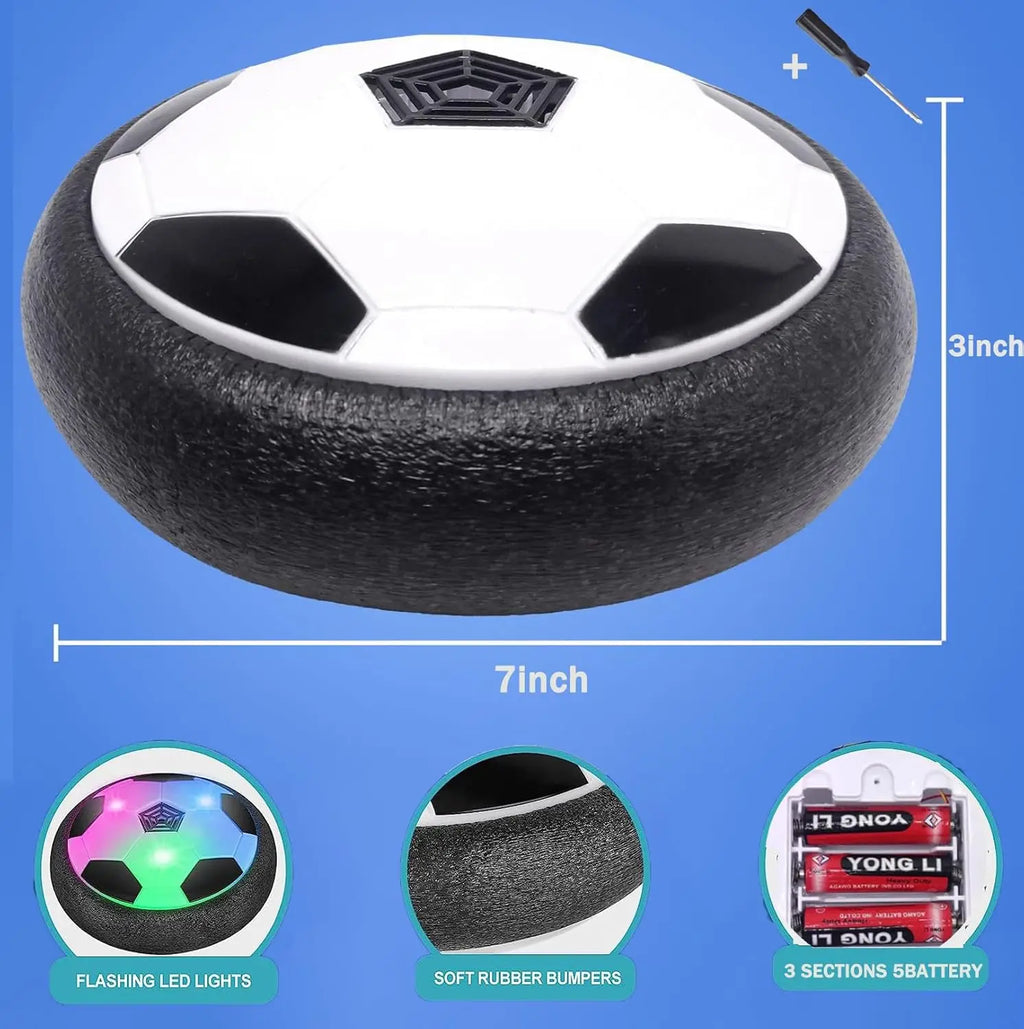 18cm LED Hover Football with Foam Buffer Electric Football Parent-child Interactive Indoor Sports Toy Children's Birthday Gift