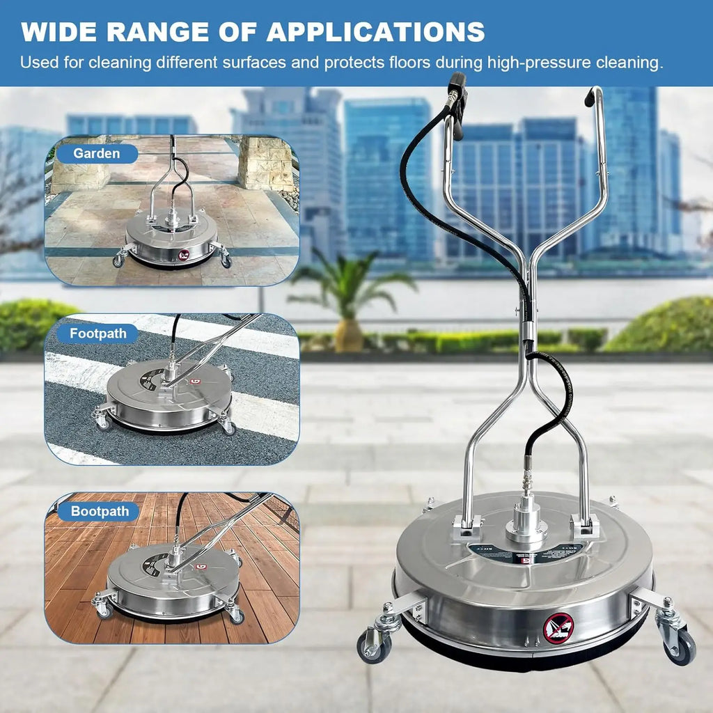 TWISTER.CK Pressure Washer Surface Cleaner with Wheels