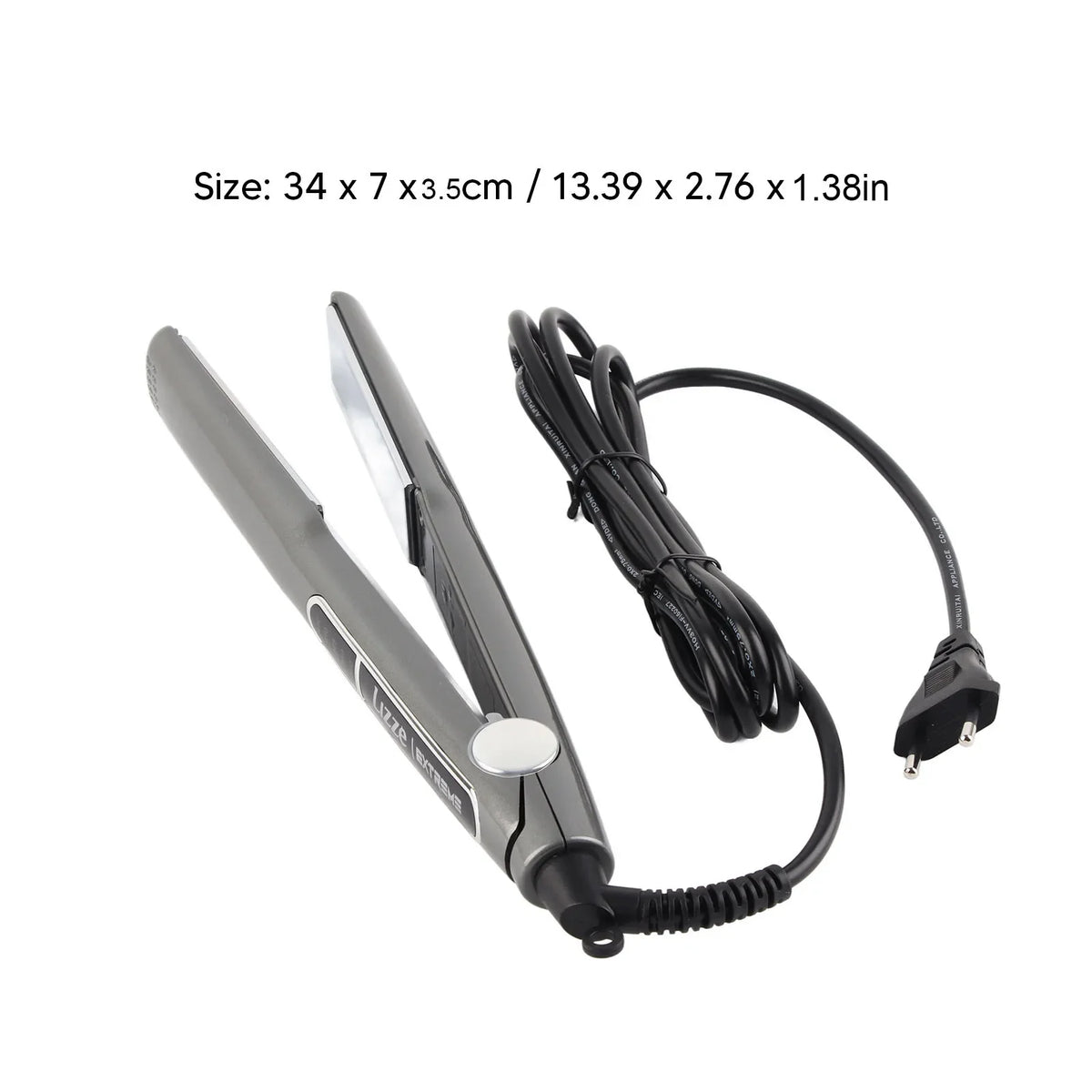Hair Curling Straightener Hair Straightener Multigear Adjustment 480 Degrees Fahrenheit Hair Straightening Ceramic Iron