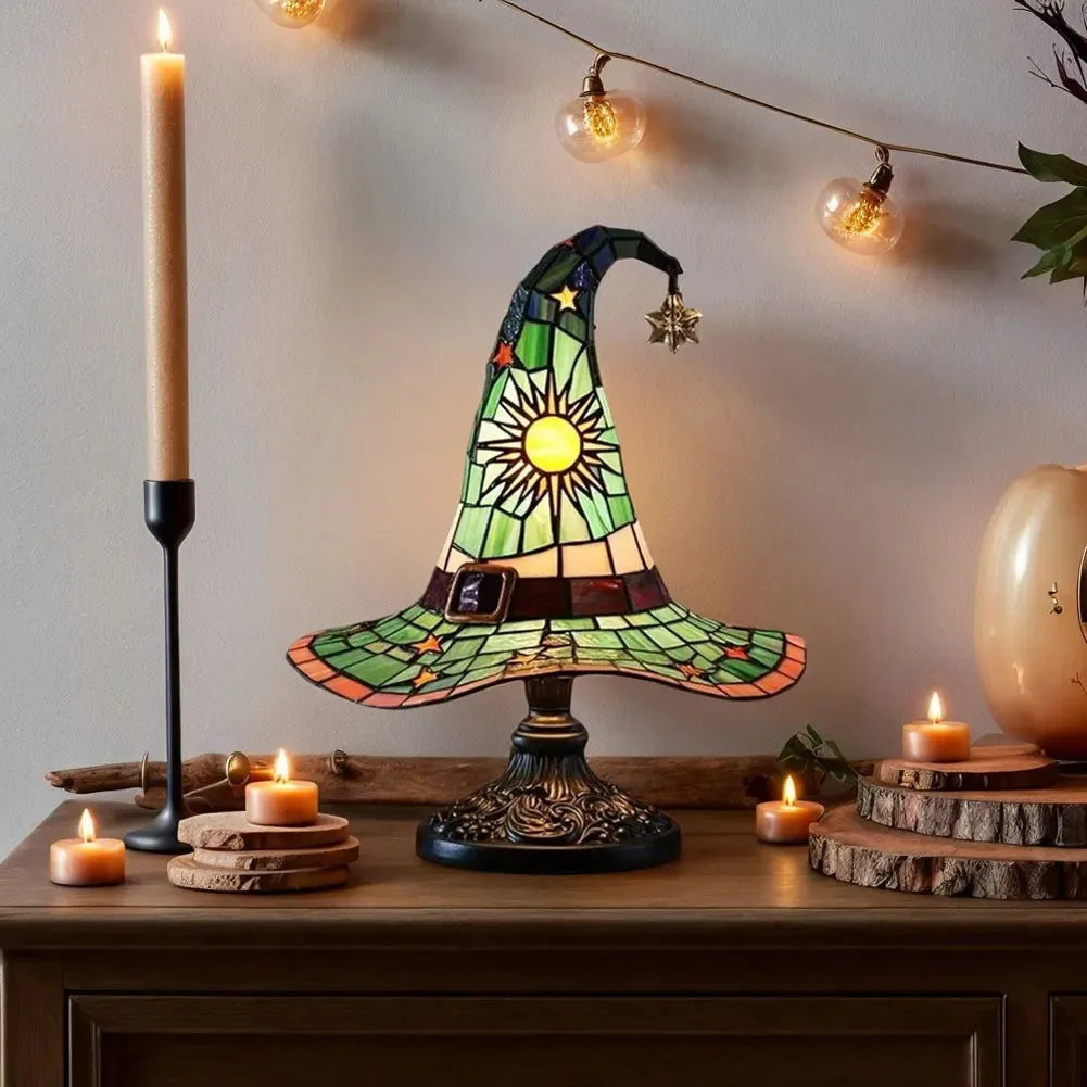 Colorful Witch Hat LED Table Lamp