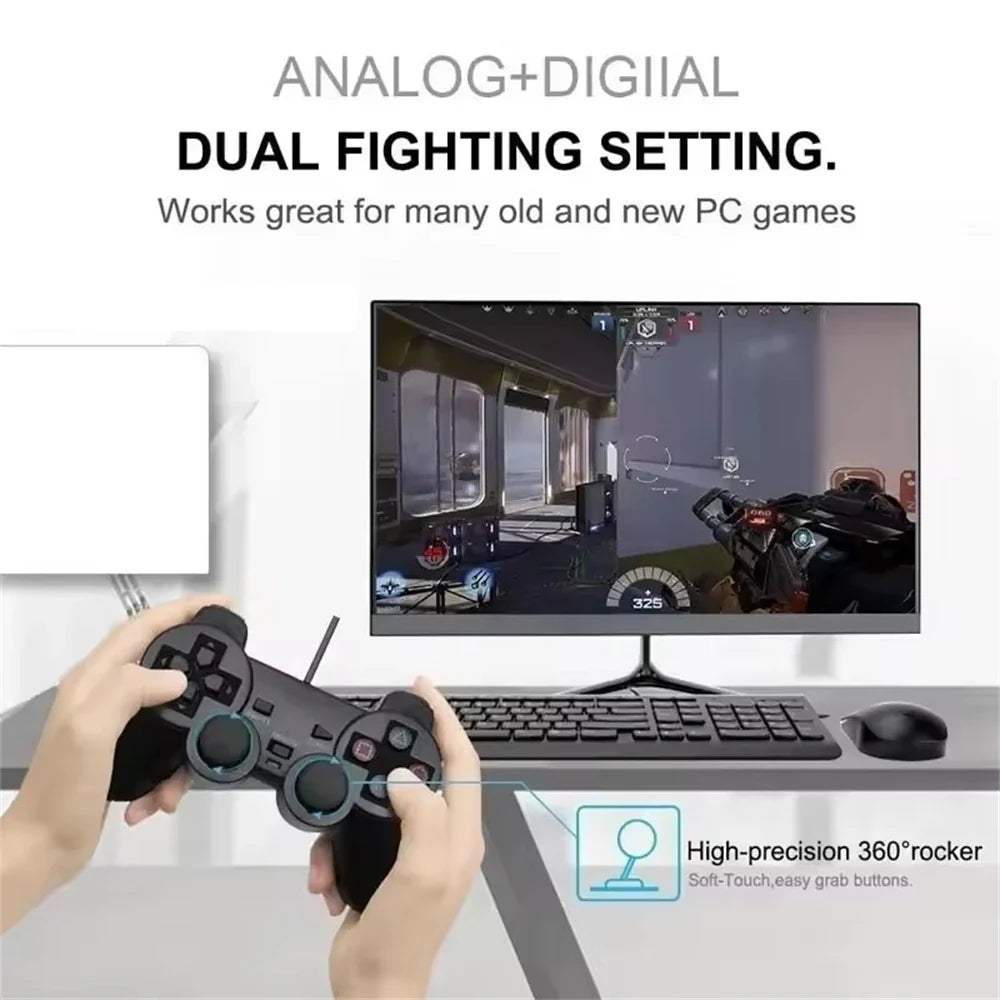 FGCLSY Wired gamepad For PS2 Controller Game Joystick Vibration Game Controller for PlayStation 2 Ps2 controller Game