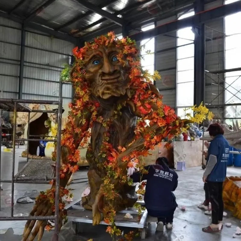 Custom Animatronic Talking Tree Display, 2.5 m Example