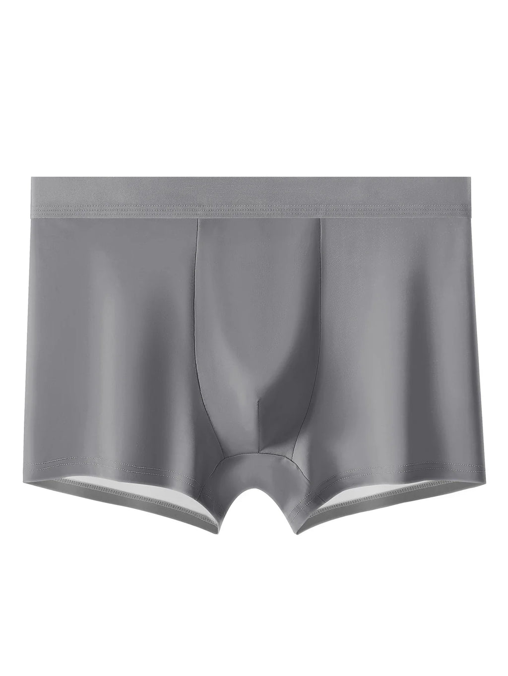 4 PCS Men's Underwear Soft Comfortable Boxers Shorts Antibacterial Cool Breathable Ice Silk 4 Colors SmoothVentilate Fashion