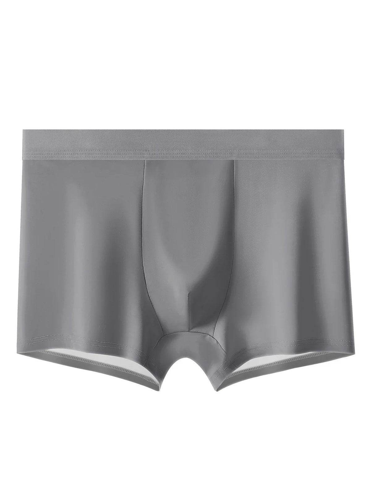 4 PCS Men's Underwear Soft Comfortable Boxers Shorts Antibacterial Cool Breathable Ice Silk 4 Colors SmoothVentilate Fashion