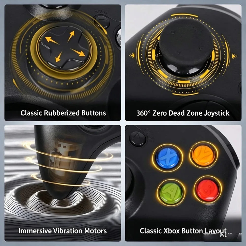TECTINTER USB Wired Game Controller Xbox360 Console Joypad for Windows 7/8/10 PC Joystick Gamepad Mando Controle