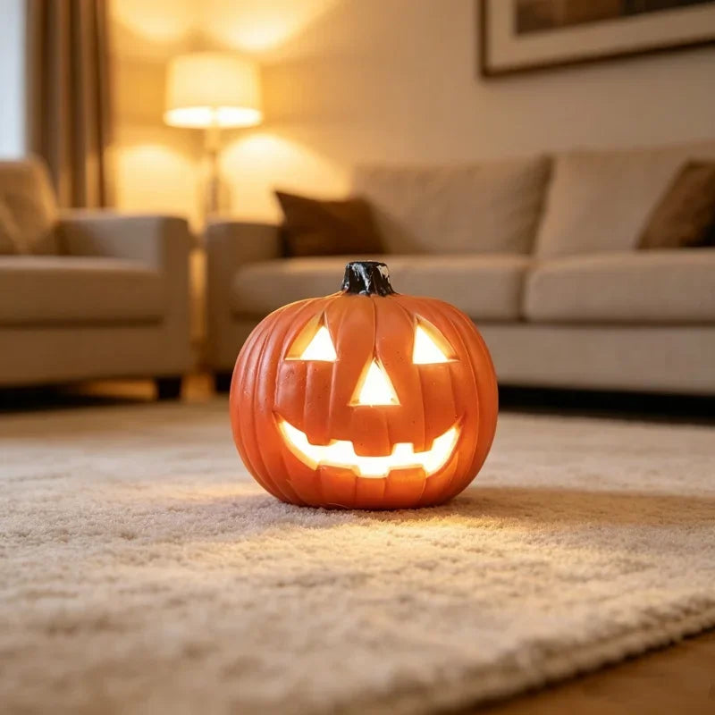 LED Halloween Pumpkin Lantern, Tall or Short