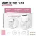 2-in-1 Wearable Breast Pump Hands Free Electric Breast Pumps Comfort Milk Collector W/ LCD Display 4 Modes & 9 Level,300mmHg MAX