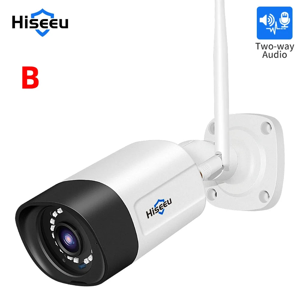 Hiseeu 1536P Wireless Outdoor IP Camera