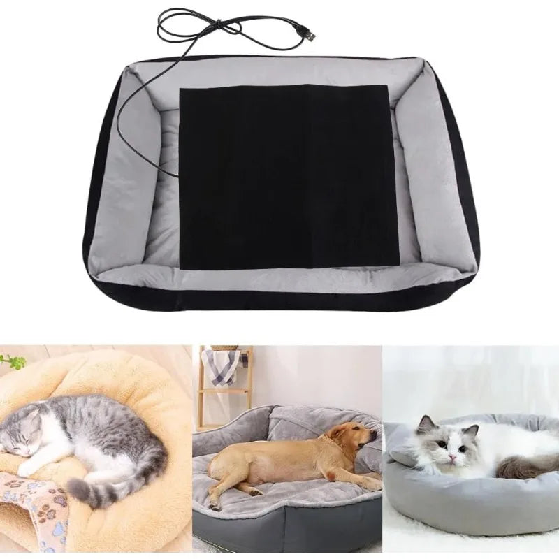 1 USB Heating Pad 5V Winter Heating Pad Temperature Control Seat Mat