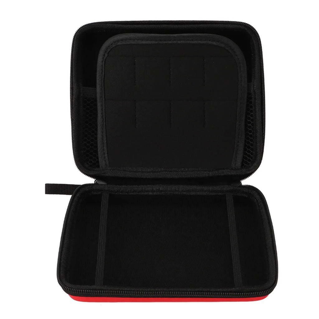 Console Travel Carrying Case Pouch Secure Game Console Carrying Case for 2DS with 8 Game Card Holders Protective Hard Shell