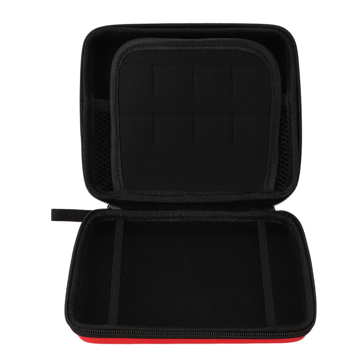 Console Travel Carrying Case Pouch Secure Game Console Carrying Case for 2DS with 8 Game Card Holders Protective Hard Shell