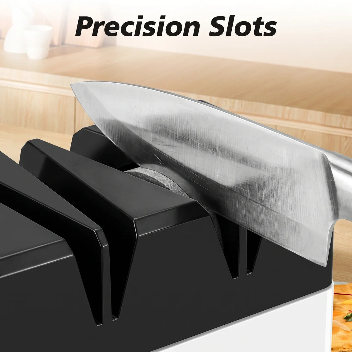 ZENG USB Electric Knife Sharpener with 4 Grinding Slots
