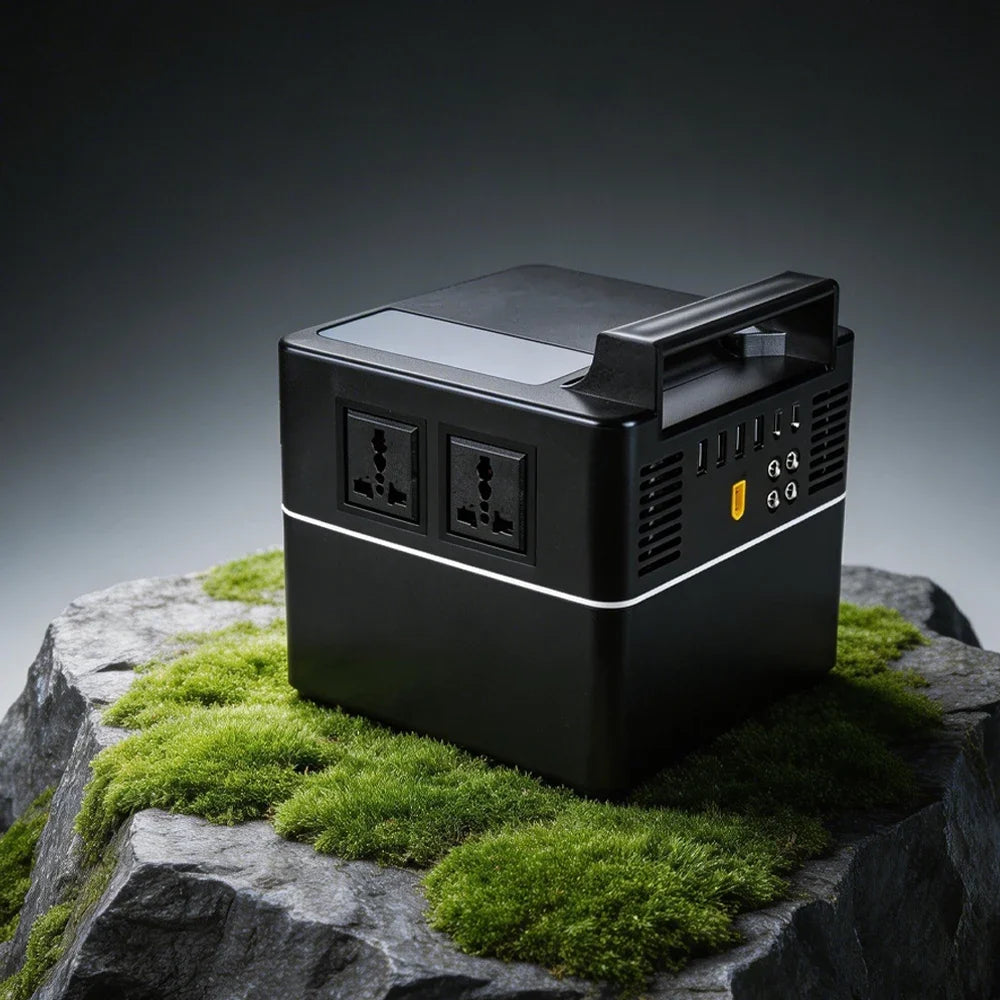 Portable Power Station 300W LiFePO4 Lithium Cell Camping Solar Generator Power Supply
