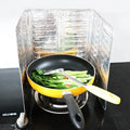 1 Pcs Kitchen Supplies Stove Oil-Proof Splash Guard Board Article Removable Cooking Frying Oil Gas Kitchenware Accessories Tools
