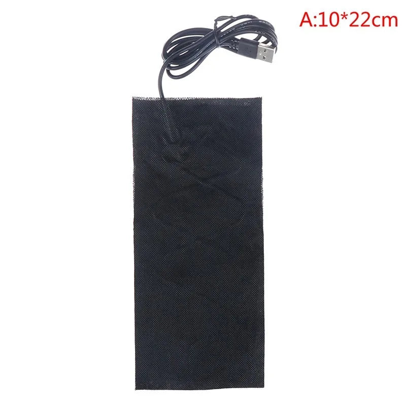 1 USB Heating Pad 5V Winter Heating Pad Temperature Control Seat Mat Sleeping Heater Carpet Multiple Sizes Available