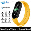M7 Smart Band Watch Men Women Silicone Heart Rate Smart Band Varied Dial Fitness Tracker Fitness Sport Bracelet For Android HW12