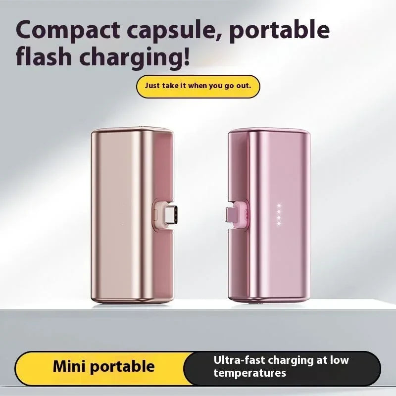 Lenovo 22.5W Fast Charging 500000mAh Mini Portable Charger USB-C Power Bank Suitable For IPhone 16/15 Series And Android Devices