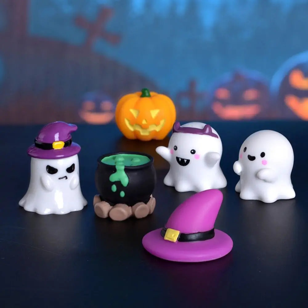 Mini Halloween Pumpkin or Ghost Ornament, 1 Piece