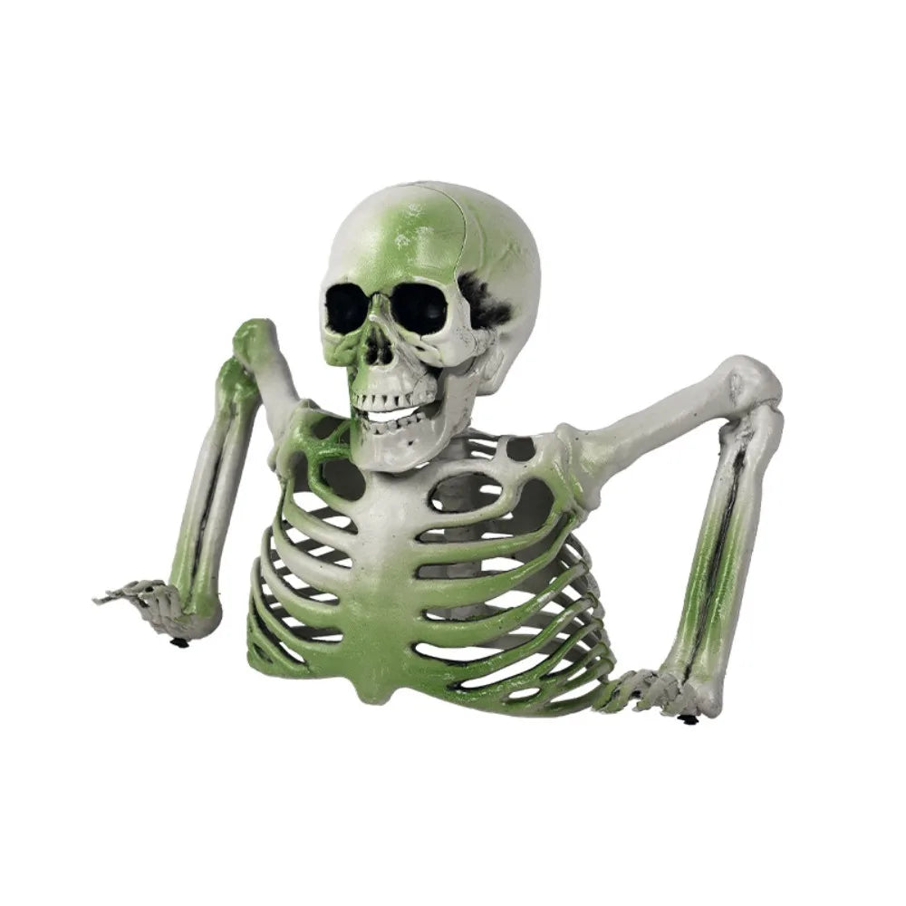 Half-Body Plastic Skeleton Ornament, 19 x 26cm