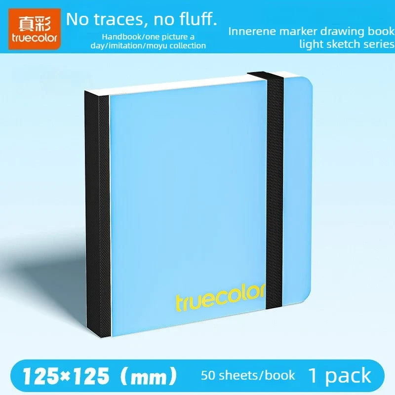 200g/㎡ Acrylic Marker Drawing Notebooks Paper For Watercolor Paper No Bleed Art Paper Cotton Fiber School Supplies Stationery