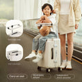 KO-KU 20 inch Carrier suitcase for children can sit and ride Aluminium Frame Travel suitcase with brake wheels 어린이캐리어