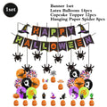 Halloween Party Decoration Set, Banner, Garland, Spider Web and More