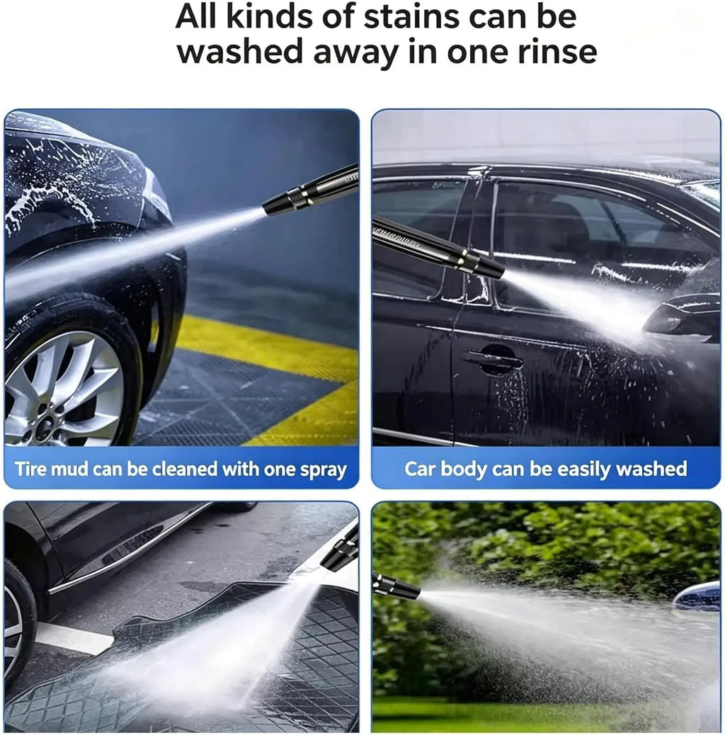 1/2PCS Black High-Pressure Water Gun Diamond Nozzle for Household Car Wash Watering Pipe Car Wash Gun