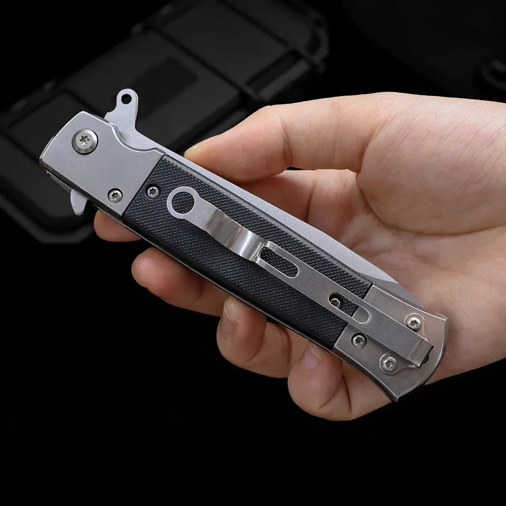 Outdoor Portable Folding Fruit Knife High Hardness Stainless Steel Pocket Cutter Camping Survival Vegetable Peeling Knife EDC Ha