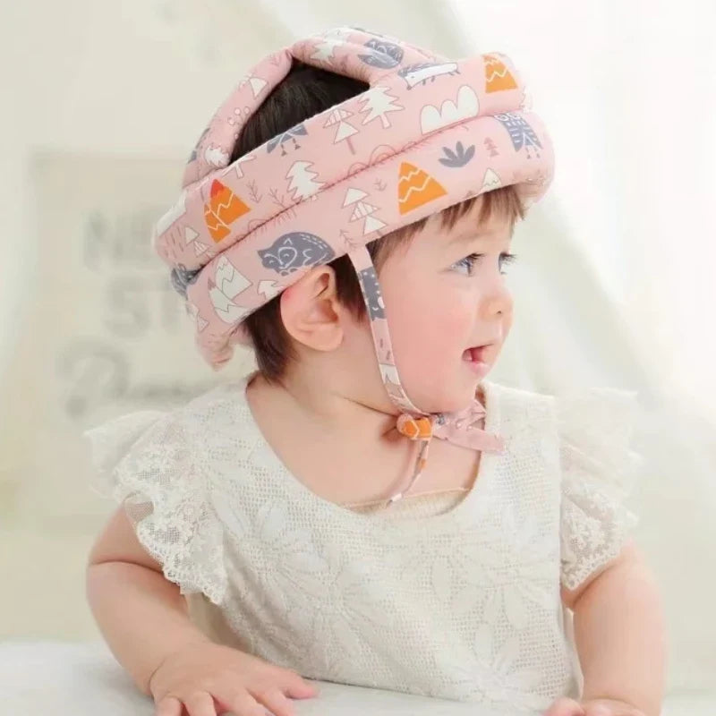 Baby Head Protection Hat for Learning To Walk Breathable Washable Toddler Safety Helmet Anti Fall Impact Soft Cap Baby Pillow