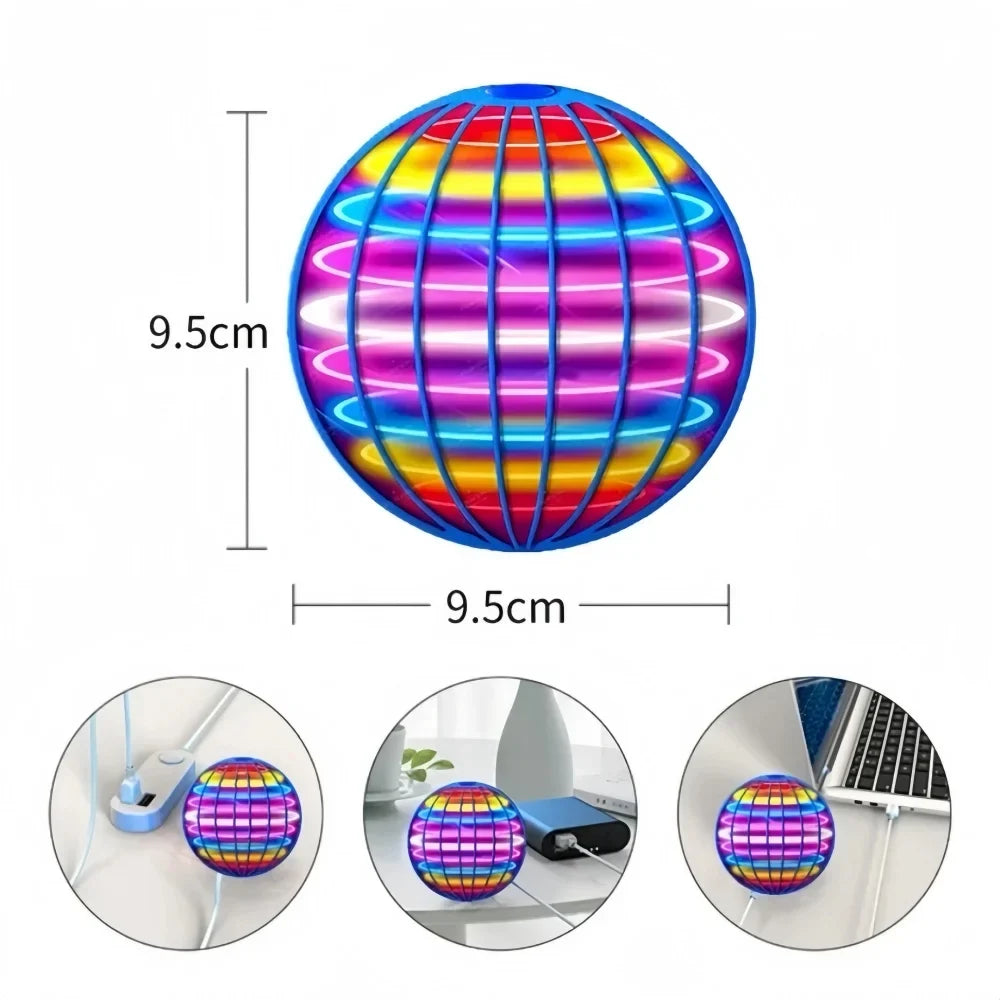 Flying Orb Ball, Hand Controlled Hover Boomerang Ball Toys, Hover Orbs Flying Spinner, Orb Drone Ball