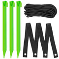 1/3 Set Tree Stake Kit 12in Plastic Sapling Tree Stake Support with Ropes Reusable Tree Staking Anchor Kits for Garden Plant Fix
